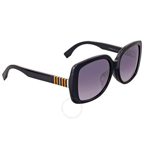 fendi iridia sunglasses black|fendi black square sunglasses.